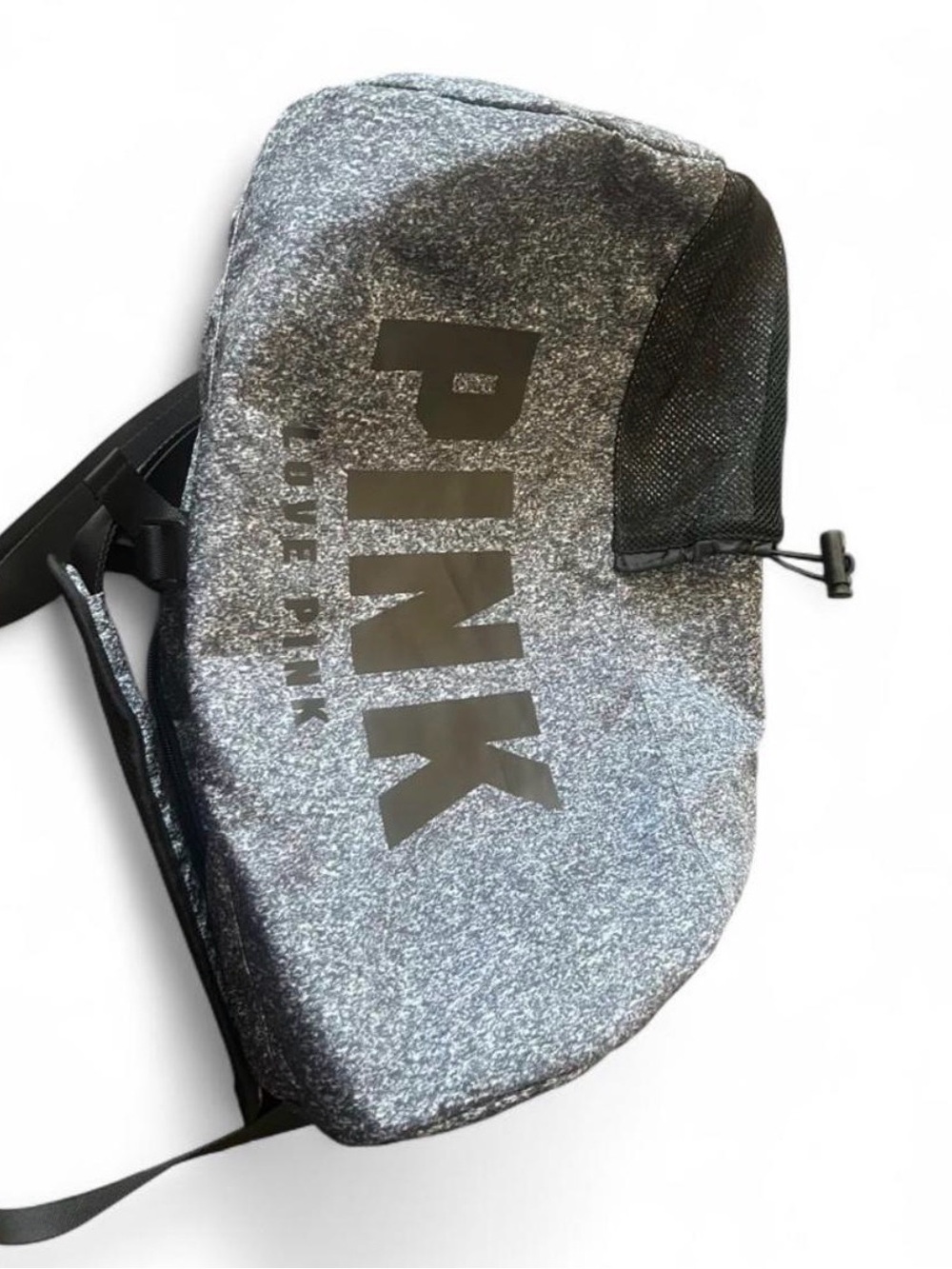 PINK Victoria's Secret Heather Grey duffle/back pack